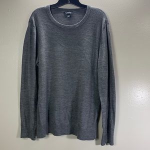 Express gray sweater men’s size L